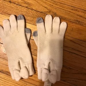 Womens iconic bow Kate Spade mittens